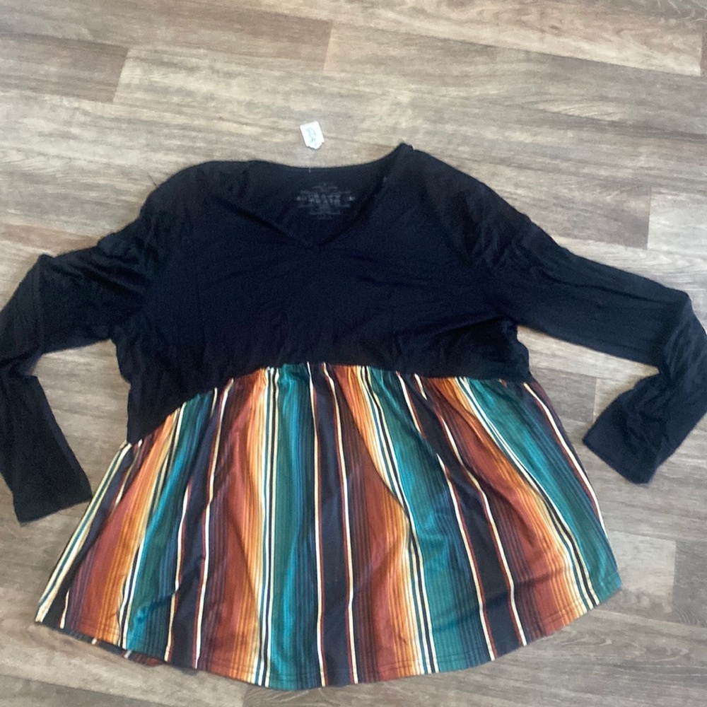 Serape Long Sleeve Shirt